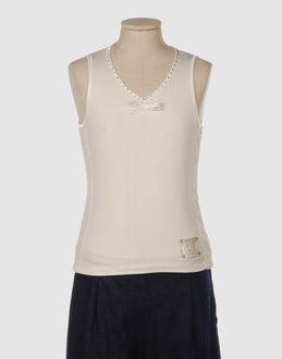 TOP WEAR Sleeveless t-shirts GIRLS on YOOX.COM