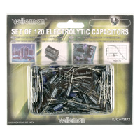 120 PCS ELECTROLYTIC CAPACITOR KIT RC