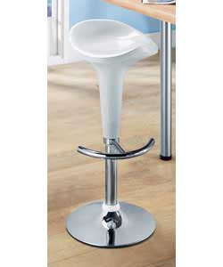 Gas Lift Bar Stool - Cream