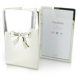 Vera Wang Silver Plated Triple Folding Photo Frame