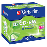 8x10x40 CD-RW 700MB-80Min