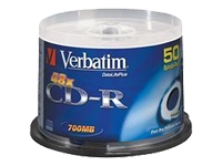 CD-R Printable Media 48x 80Min 700MB 50 pack spind