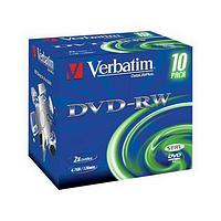 Verbatim DVD-RW 4.7GB 2x DataLife Plus Jewel