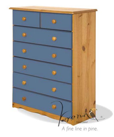 Blue Chest of Drawers