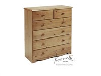 Verona 4+2 Drawer Chest Lime