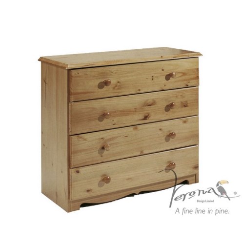 Verona Design Verona 4 Drawer Chest in Antique