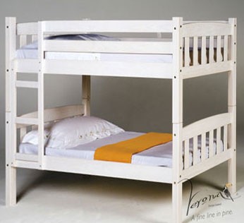 Junior America Shorty Whitewash Bunk Bed