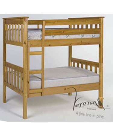 Junior Barcelona Shorty Pine Bunk Bed