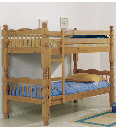 Trieste Antique Pine Bunk Bed