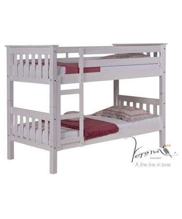 Verona Barcelona Whitwash Bunk Bed