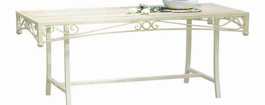 Versailles Garden Table - Antique Cream