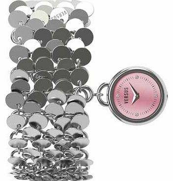 Versus Versace Ladies Pink Dial Lights Watch