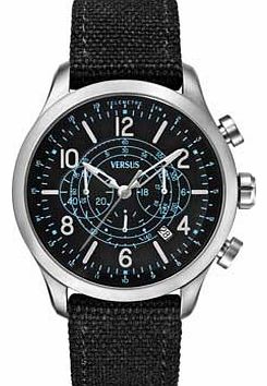 Versus Versace Mens Black Soho Watch