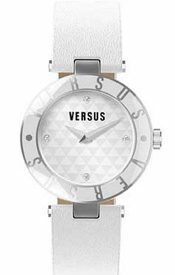 White Strap Logo Watch