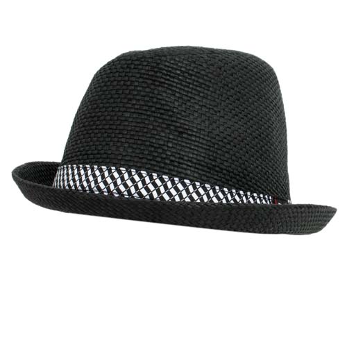 Mens Vestal Bear Fedora Hat Black