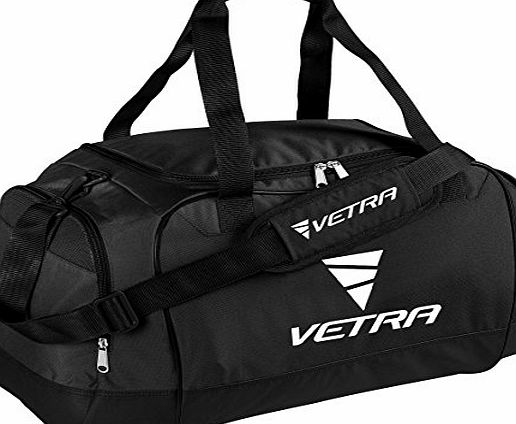 Bag Club Team Medium Duffel Personal equipment bag M Black / Navy Blue Soccer Football Gym Basketball Tennis Travel Duffle Bags NEW (Black)