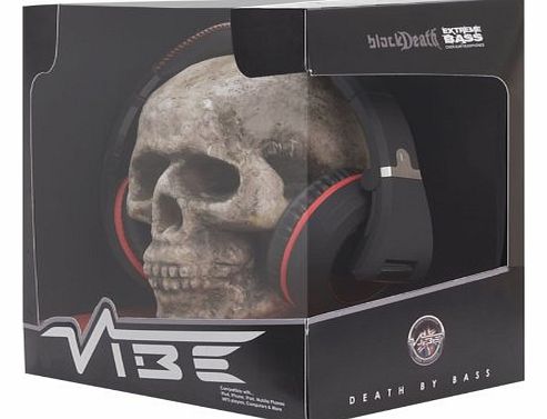 VIBE BlackDeath Over Ear Headphones