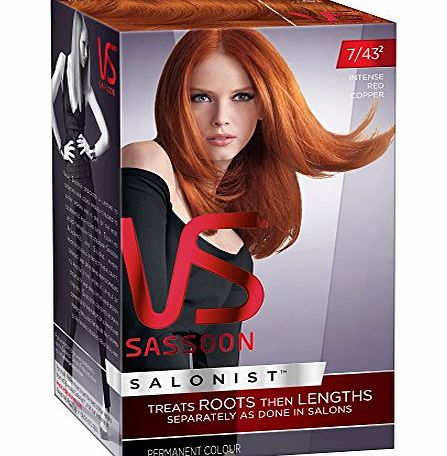 Vidal Sassoon Salonist, Intense Red Copper Number 7/43