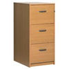 Viking 3 Drawer Filing Cabinet - Beech