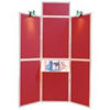 6 Panel Display Unit Red