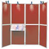 8 Panel Display Unit Red