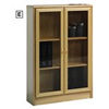 Viking at Home Maple Wood Veneer Low Glass Door Bookcase