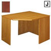 (J) Scandinavian Real Wood Veneer Corner