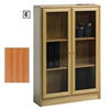 Low Glass Door Cupboard (Teak)