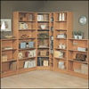 Viking Low Wide Bookcase-Beech