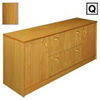 (Q) Scandinavian Real Wood Veneer Credenza Unit