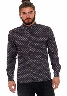 Abdin Tie Print Shirt