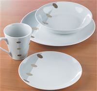 16 Piece Coffee Bean Dinner Set