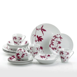 Baroque Leaf 16 piece dinner set