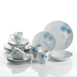 Oriental Flowers 16 piece dinner set