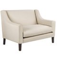 2 seater Sofa - Designers Guild Velvet Roebuck - Light leg stain