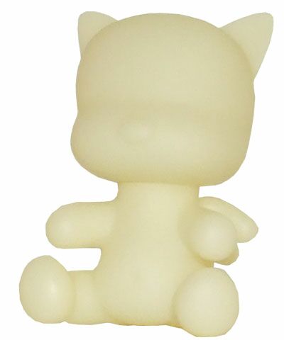 Toy2r 3.5`` Baby Qee DIY Angel Cat GID