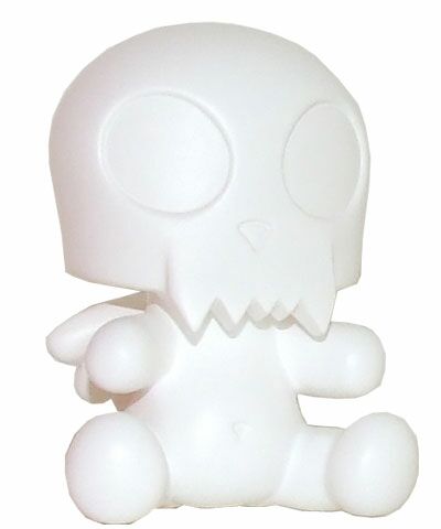 Toy2r 3.5`` Baby Qee DIY Angel Toyer White