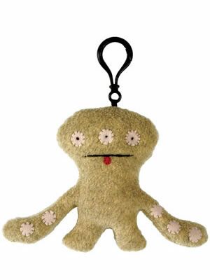 UglyDoll 4`` Plush Toy Keychain Cinko