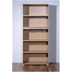 Vision Bookcase Walnut Royal. W750 x H1900 x