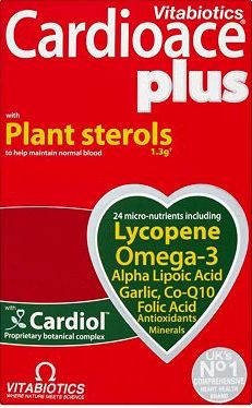 Vitabiotics, 2041[^]10084414 Cardioace Plus - 60 capsules 10084414