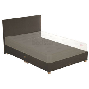 , Faux Suede, 3FT Single Shallow Divan Base