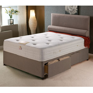 , New Viscount, 4FT 6 Double Divan Bed