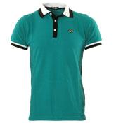 Teal Pique Polo Shirt (New Justin)