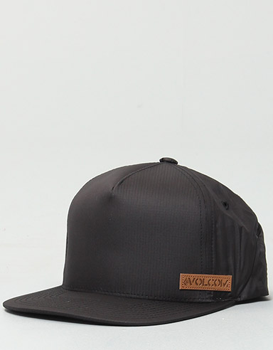 Adjustable Stone-Age Snapback cap - Black