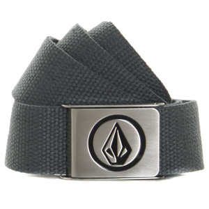 Circle Stone Web belt - Dark Grey