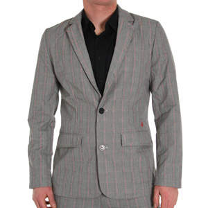 Fruckin Nuts Blazer - Black Plaid