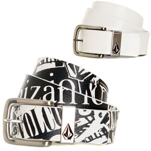 Grab Bag Reversible leather belt - White