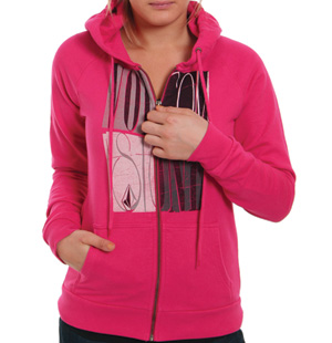 Volcom Ladies Blocky Locky Zip hoody