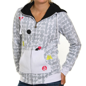 Volcom Ladies Janimal Reversible zip hoody