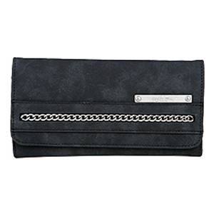 Ladies Volcom Fringe Binge Wallet. Black